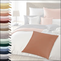 Curt Bauer Uni Mako Satin Programm 0000 - Kissenbezug in 80x80 cm - alle Farben