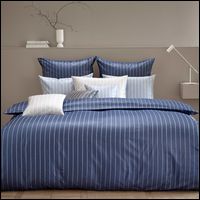 Curt Bauer Mako Brokat Damast Bettwäsche Belluno 200x220 cm 9035-1135 marine