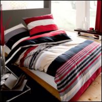 Kaeppel Feinbiber Biber Bettwäsche 200x200 cm Design 2972 Prime Time Streifen