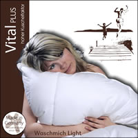 Centa Star Vital Plus Kissen Waschmich-Light 80x80 Kopfkissen 2. Wahl